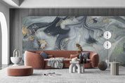 3D Grey Gilting Marble Texture Wall Mural Wallpaper GD 2856- Jess Art Decoration