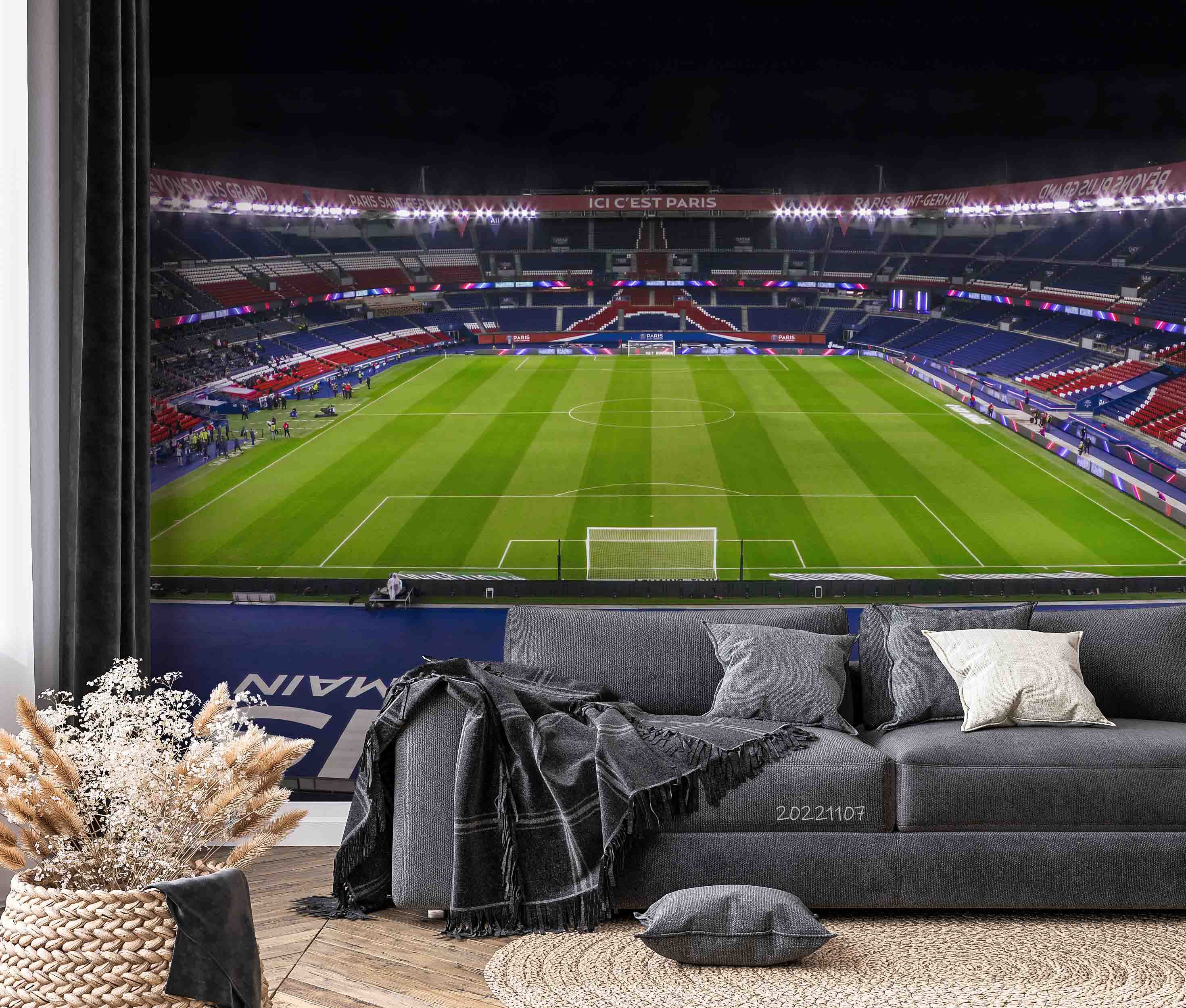 3D Paris Le Parc des Princes Wall Mural Wallpaper GD 28- Jess Art Decoration