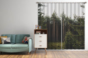 3D Green Forest Curtains and Drapes LQH A735- Jess Art Decoration