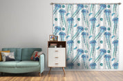 3D Color Jellyfish Curtains and Drapes 115- Jess Art Decoration