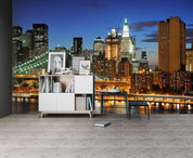 3D brooklyn bridge 136 wall murals- Jess Art Decoration