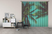 3D Palm Tree Curtains and Drapes  93- Jess Art Decoration