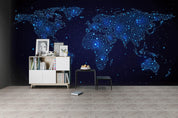 3D blue constellation 130 wall murals- Jess Art Decoration