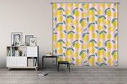 3D Yellow Lemon Curtains and Drapes LQH A817- Jess Art Decoration