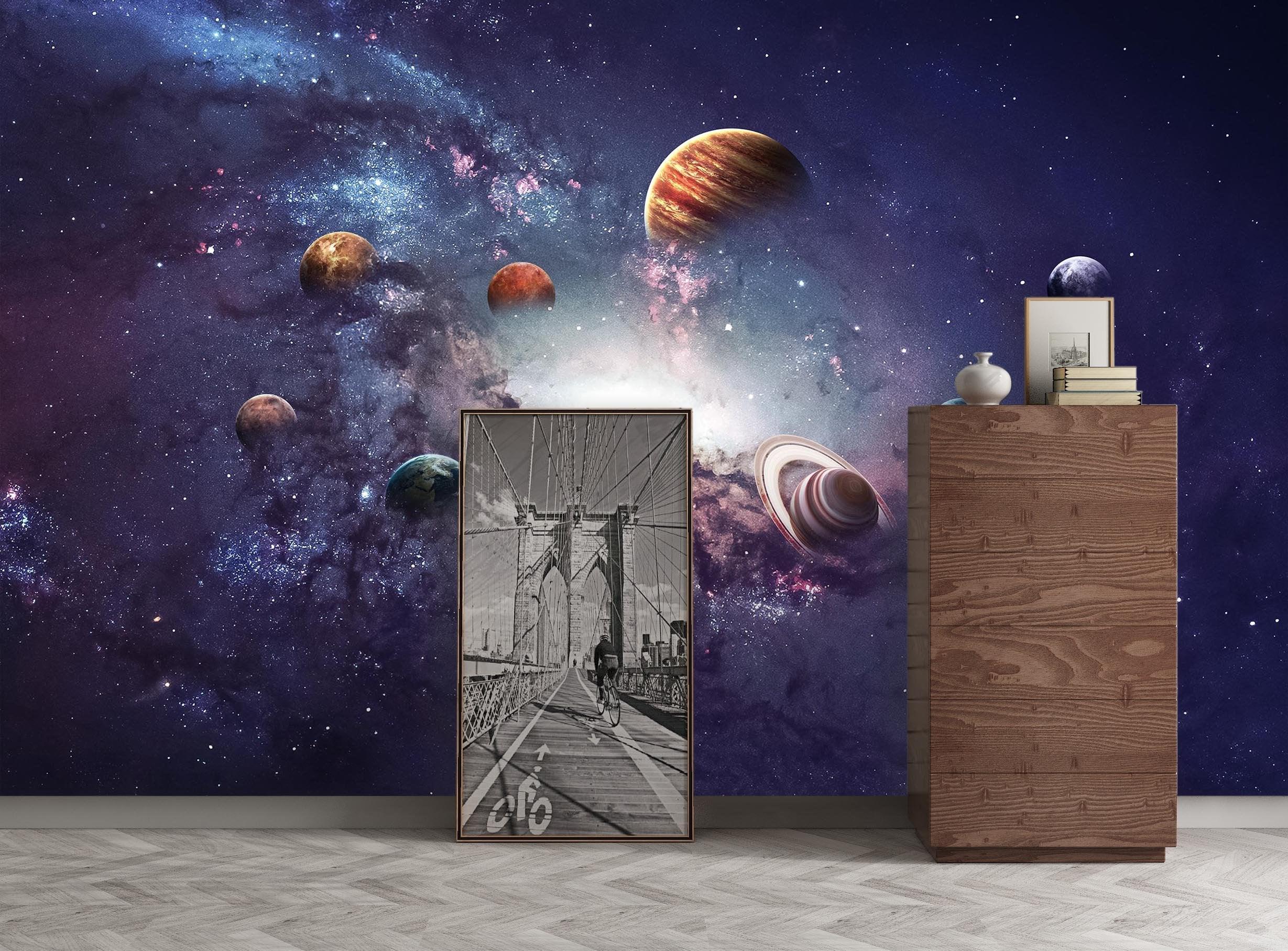 3D cosmic galaxy 129 wall murals- Jess Art Decoration