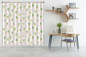 3D Cartoon Cactus Cactus Curtains and Drapes LQH A811- Jess Art Decoration