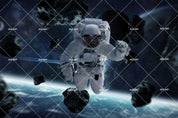 3D astronaut background wall mural wallpaper 4- Jess Art Decoration