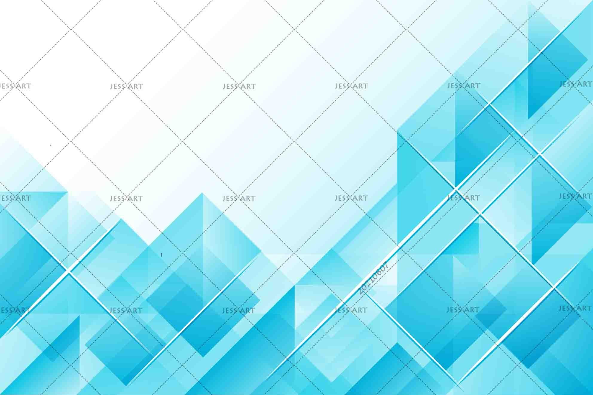 3D  Blue Crystal  Geometry Stack Splice Wall Mural Wallpaper SWW1054- Jess Art Decoration