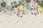 3D Hand Drawn Colorful Floral Wall Mural Wallpaper LQH 135- Jess Art Decoration