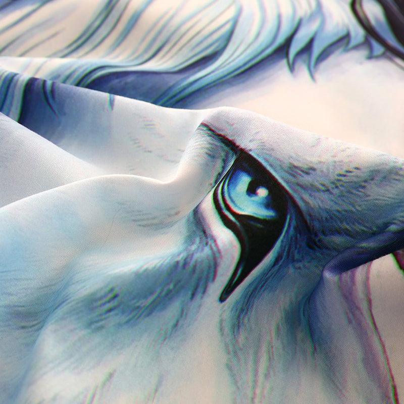 3D Lion Tai Chi Quilt Cover Set Bedding Set Pillowcases 101- Jess Art Decoration