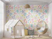 3D Graffiti Kids Drawing Background Wall Mural Wallpaper GD 1279- Jess Art Decoration
