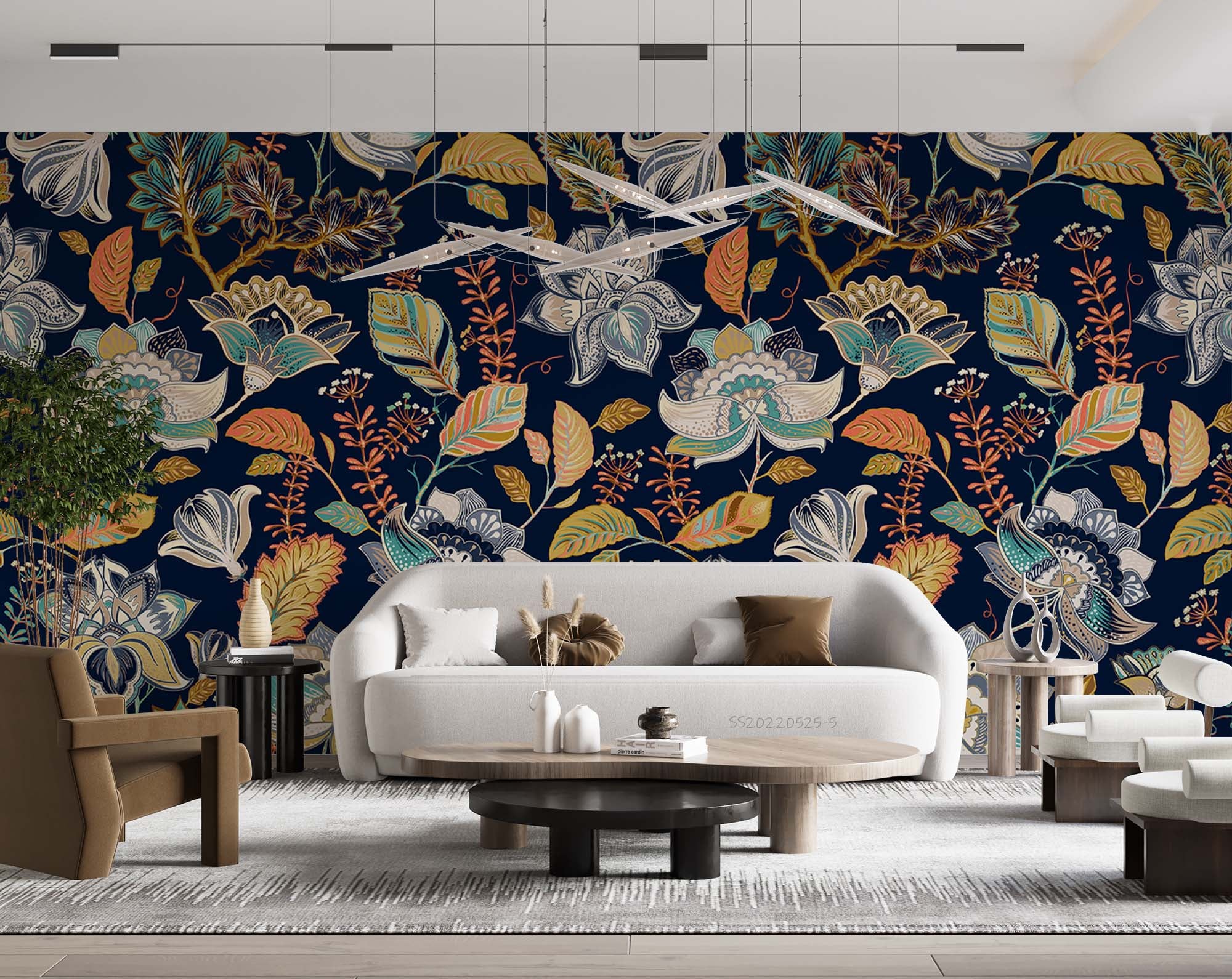 3D Vintage Floral Pattern Background Wall Mural Wallpaper GD 980- Jess Art Decoration