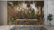 3D Tropical Jungle Plants Palm Trees Leaves Wall Mural Wallpaper GD 802- Jess Art Decoration
