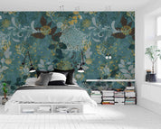 3D Rustic Country Style Plant Floral Leaf Wall Mural Wallpaper GD 2660- Jess Art Decoration
