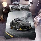 3D Gray Car Quilt Cover Set Bedding Set Duvet Cover Pillowcases SF05- Jess Art Decoration
