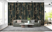 3D Modern Art Plaid Gold Leaf Wall Mural Wallpaper GD 2571- Jess Art Decoration