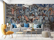3D Abstract Art Graffiti Wall Mural Wallpaper GD 2655- Jess Art Decoration