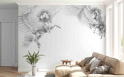 3D Vintage Sketch Wings Flying Horse Wall Mural Wallpaper GD 2688- Jess Art Decoration