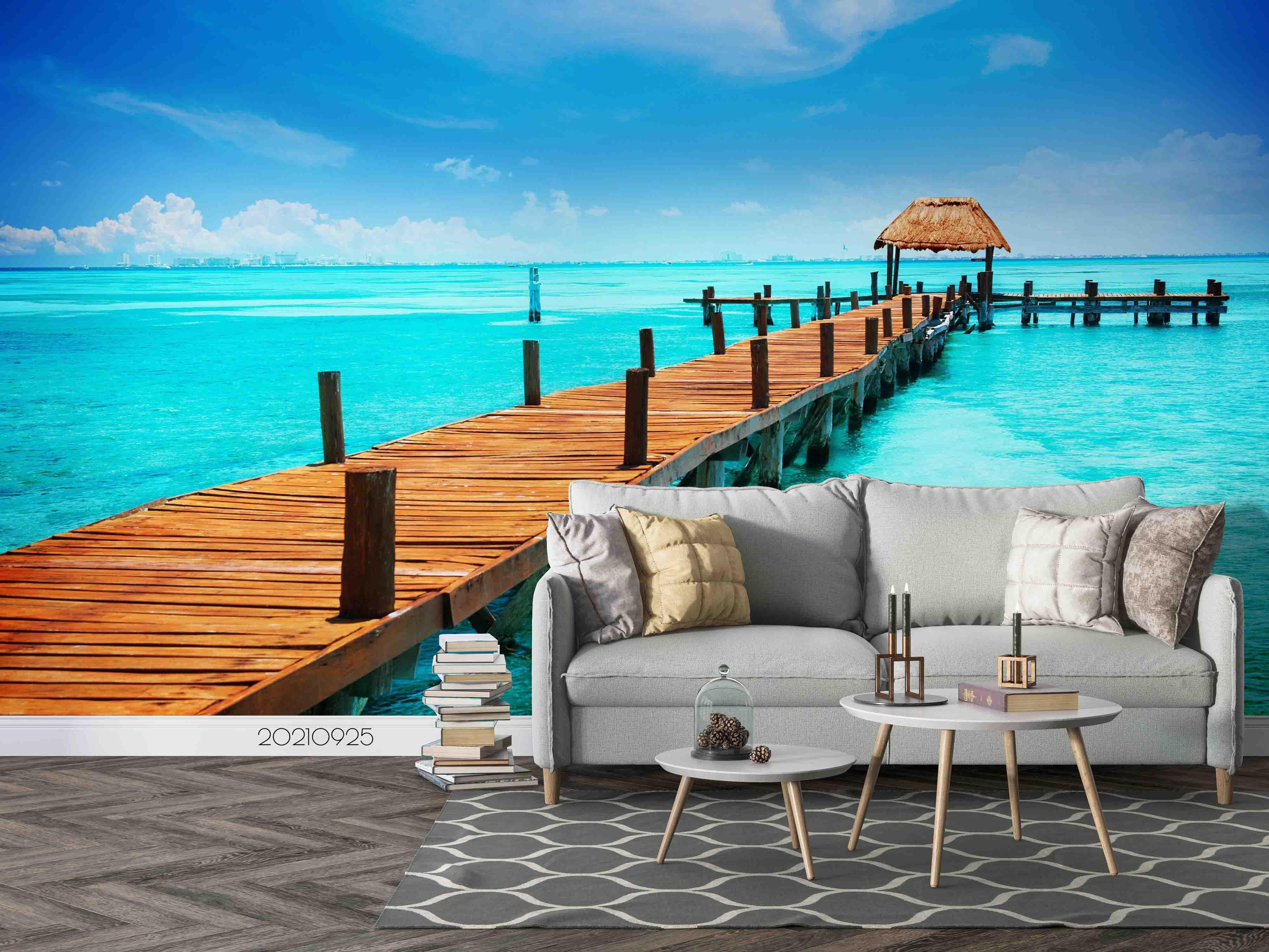 3D Beautiful Maldives Scenery Wall Mural Wallpaper GD 2147- Jess Art Decoration