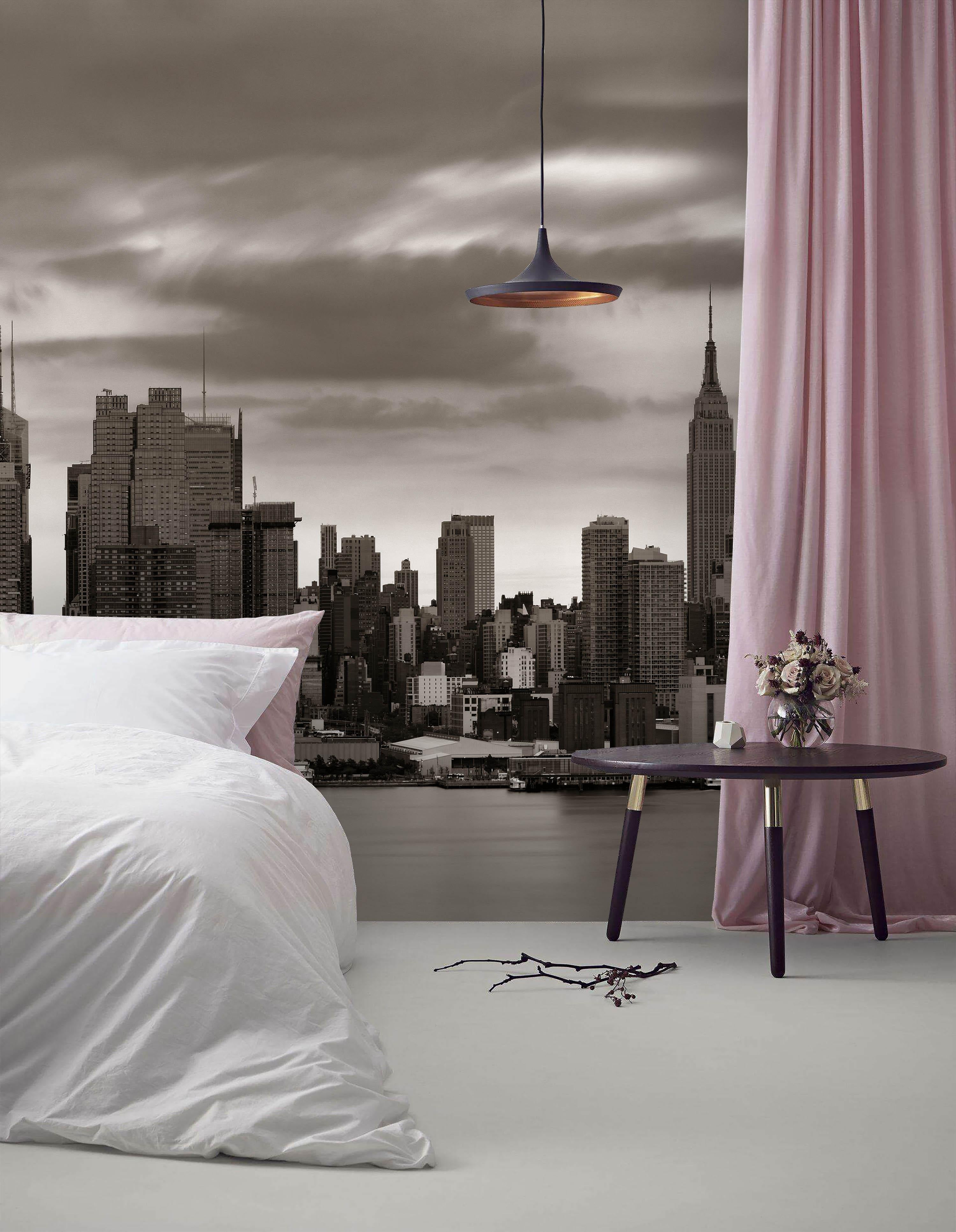 3D Black White City Wall Mural Wallpaper 50- Jess Art Decoration