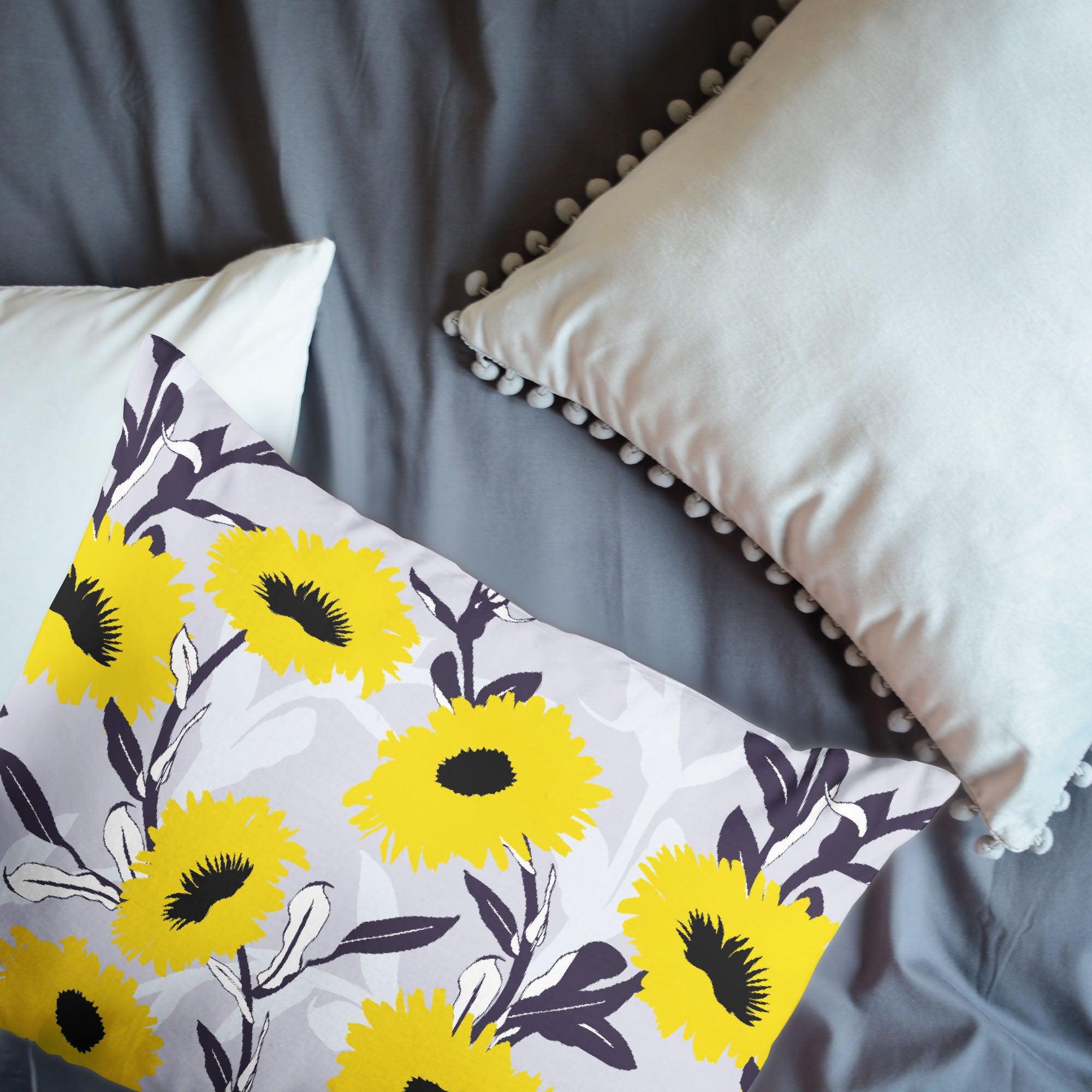 3D Yellow Flowers Quilt Cover Set Bedding Set Pillowcases  120- Jess Art Decoration