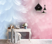 3D White Feather Wall Mural Wallpaper 71- Jess Art Decoration