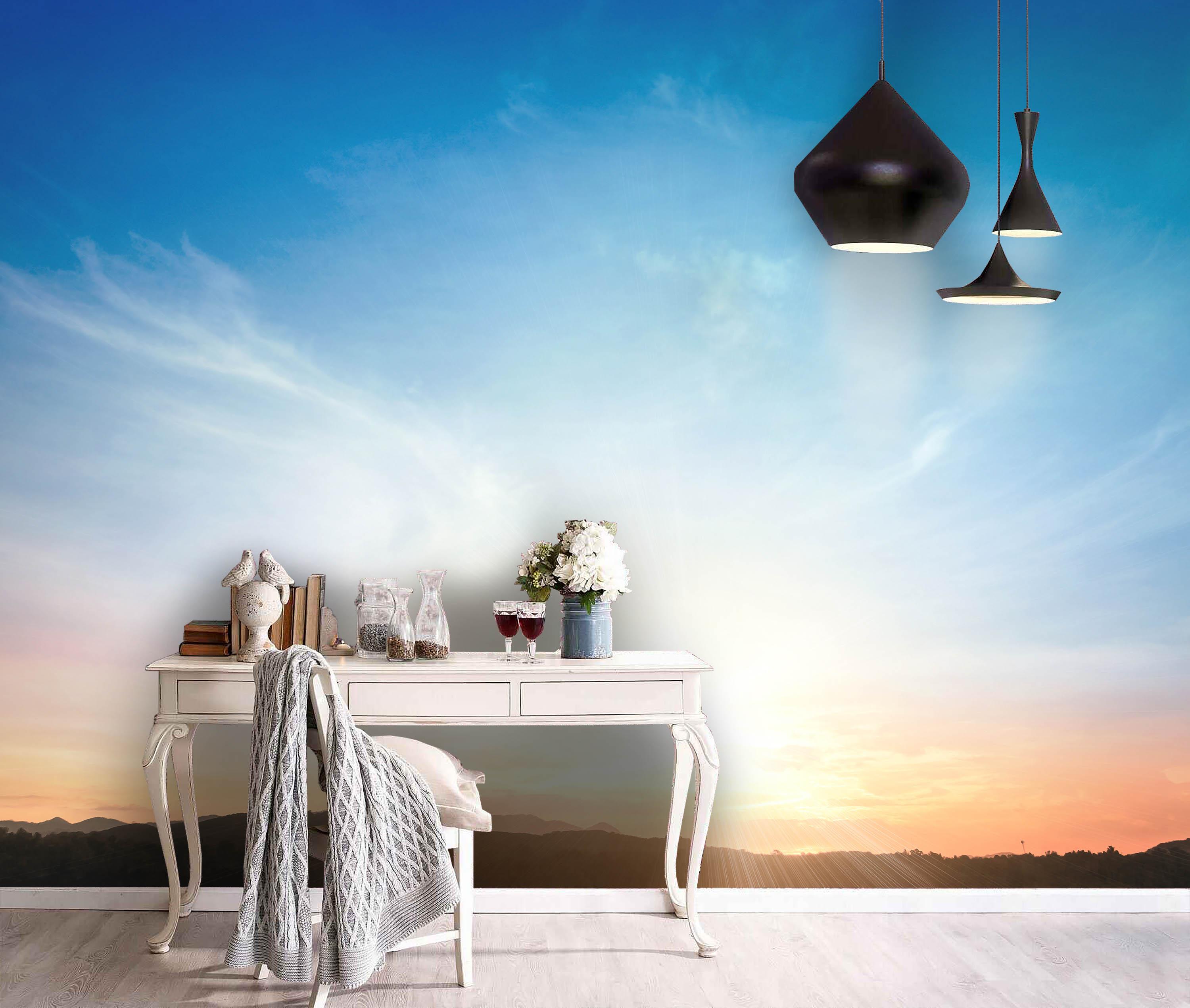 3D Blue Sky Wall Mural Wallpaper 21- Jess Art Decoration