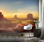 3D Sunset Desert Wall Mural Wallpaper 36- Jess Art Decoration