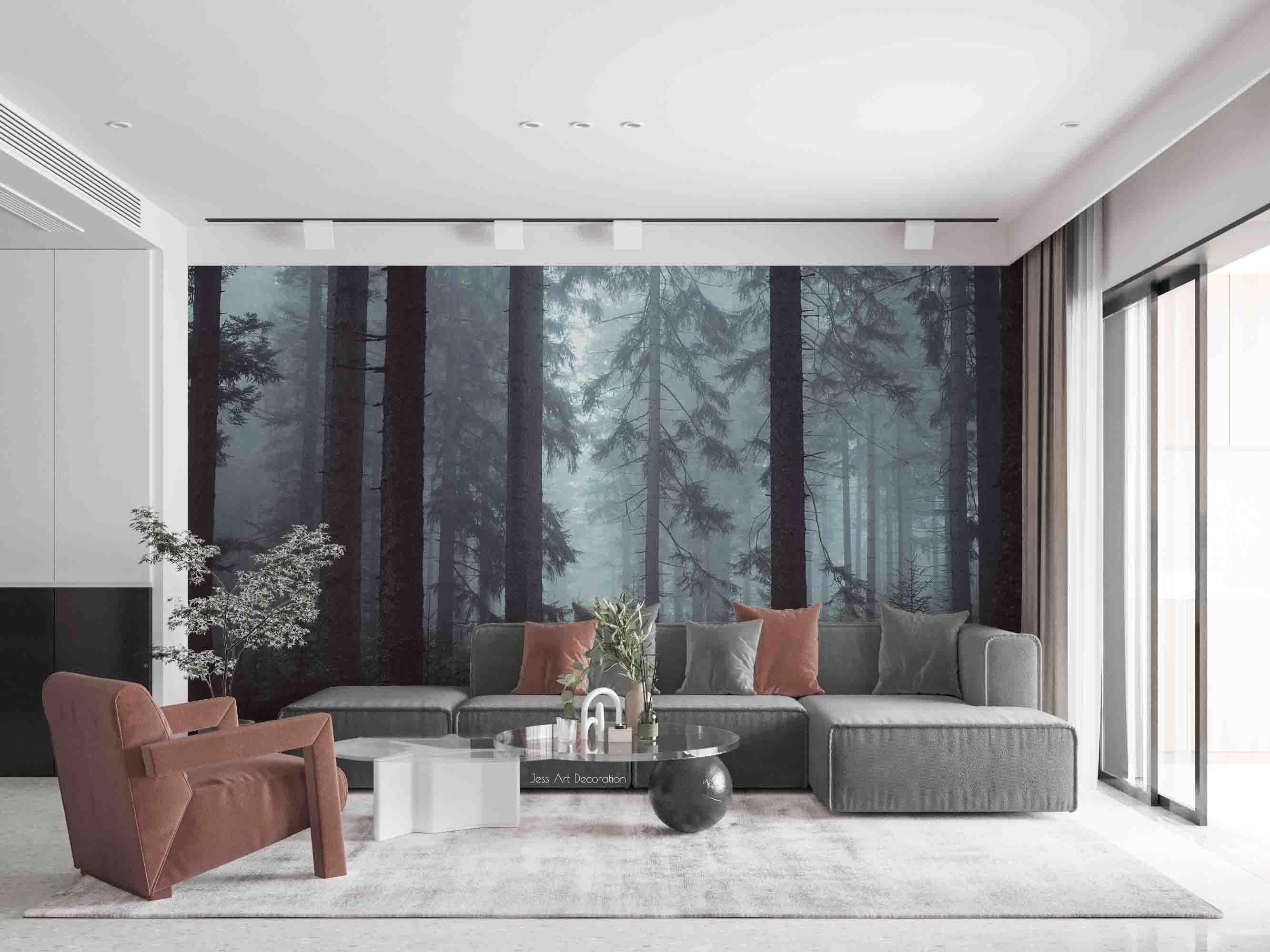 3D Plant Forest Green Landscape Wall Mural Wallpaper LLL 1771- Jess Art Decoration