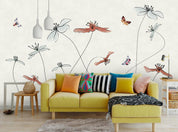 3D Retro Watercolor Floral Wall Mural Wallpaper 16- Jess Art Decoration