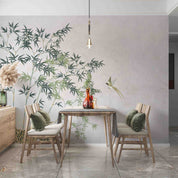3D Chinese Bamboo Magpie Wall Mural Wallpaper GD 2562- Jess Art Decoration