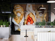 3D Hong Kong Waffles Wall Mural Wallpaper GD 2631- Jess Art Decoration