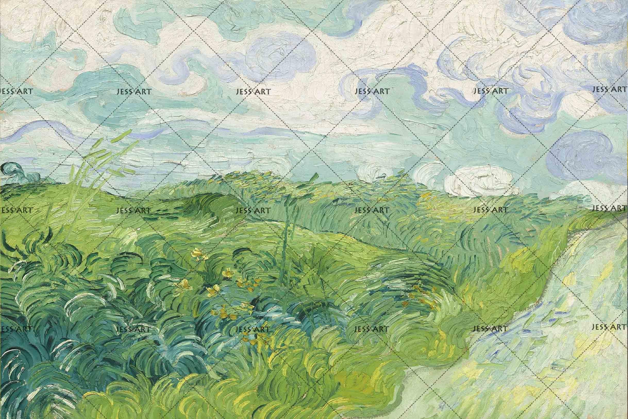 3D Abstract Oil Painting Wall Mural Wallpa 15- Jess Art Decoration