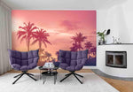 3D Tropical Red Sky Wall Mural Wallpaper 65- Jess Art Decoration