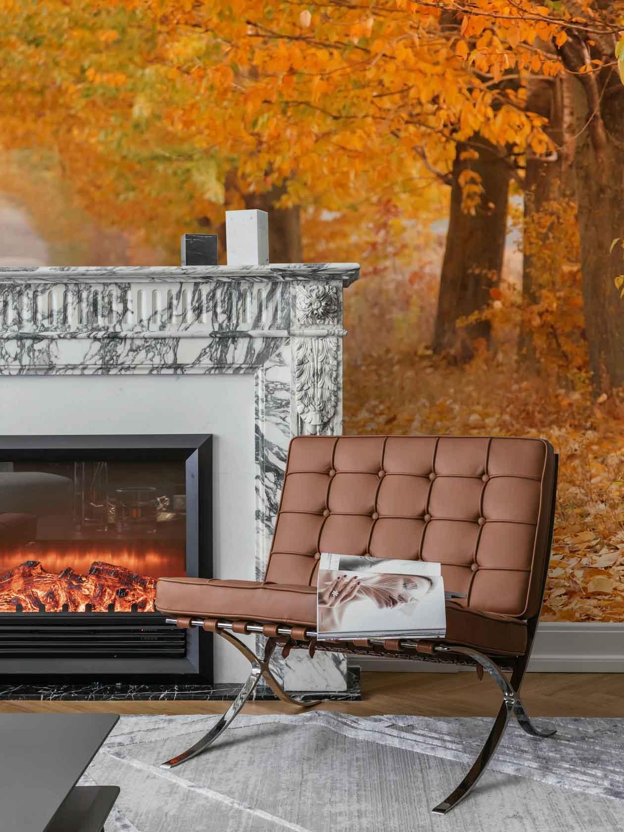 3D Jungle Red Leaves Wall Mural Wallpaper 21- Jess Art Decoration