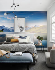 3D Lake And Snow Mountain Wall Mural Wallpaper 14- Jess Art Decoration