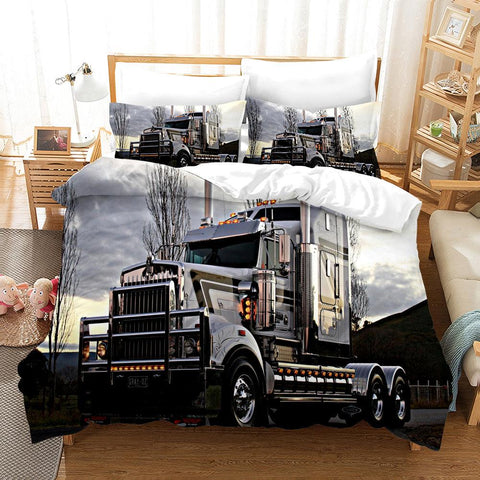 3D Truck Quilt Cover Set Bedding Set Duvet Cover Pillowcases WJ 1665- Jess Art Decoration