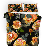 3D Yellow Rose Quilt Cover Set Bedding Set Pillowcases 59- Jess Art Decoration