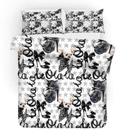 3D Abstract Cat High Heels Quilt Cover Set Bedding Set Duvet Cover Pillowcases 104- Jess Art Decoration