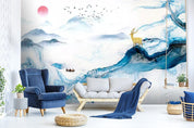 3D color landscape painting background wall mural wallpaper 459- Jess Art Decoration