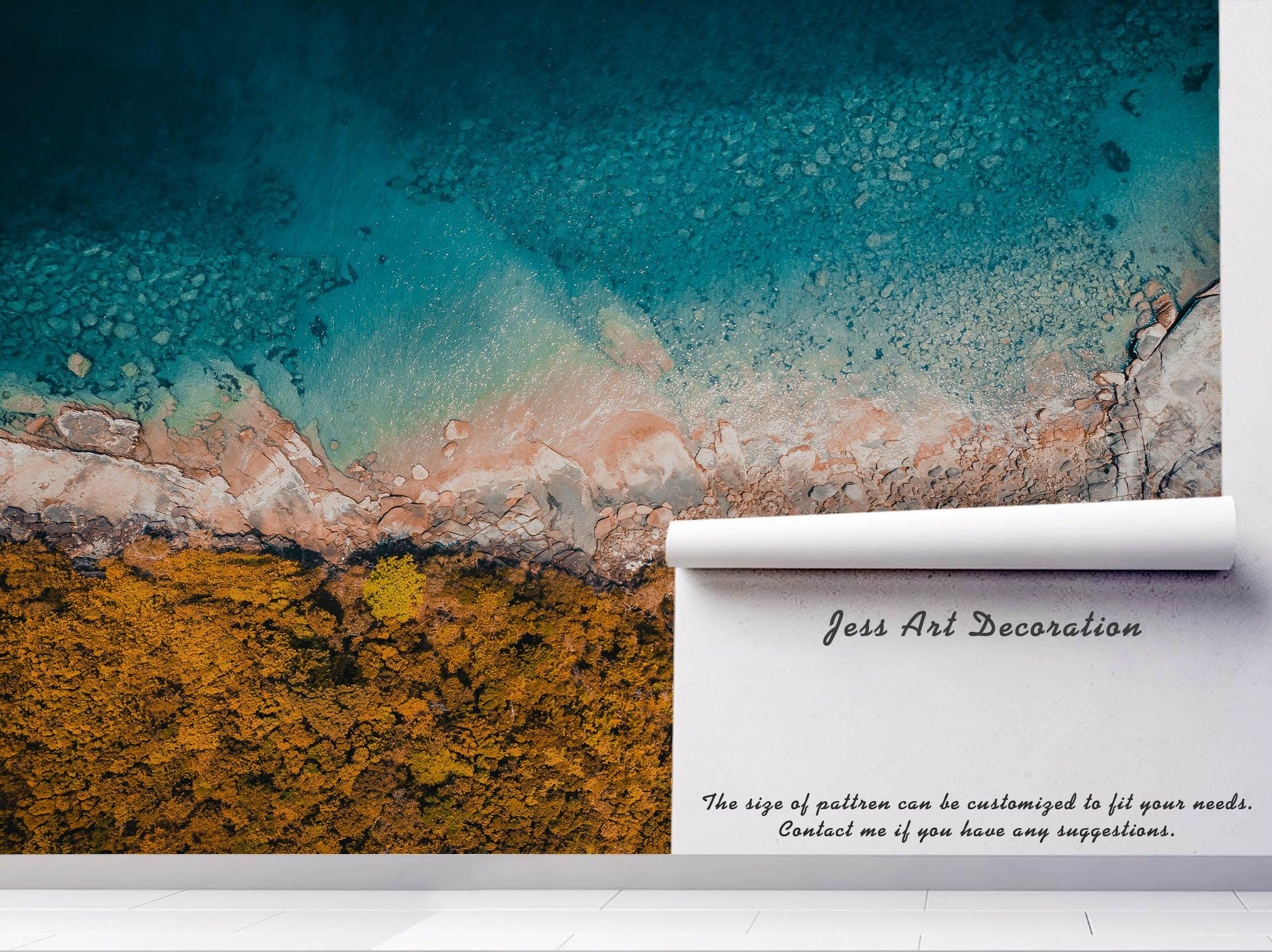 3D Beach Sea Wave Wall Mural Wallpaper 58- Jess Art Decoration