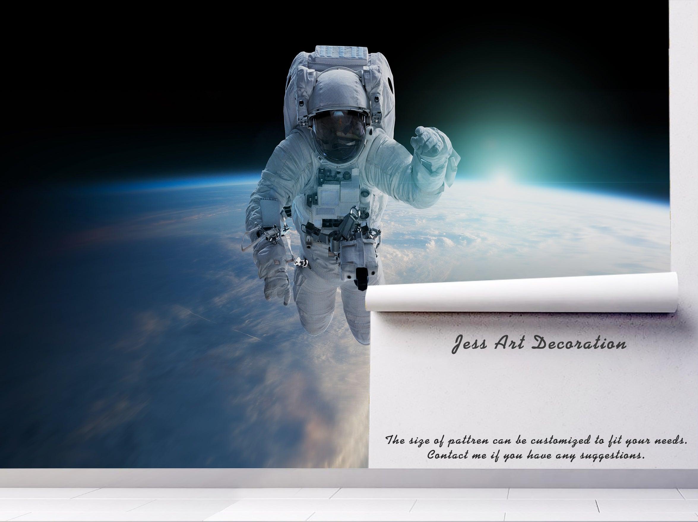 3D Astronaut Universe Wall Mural Wallpaper 44- Jess Art Decoration