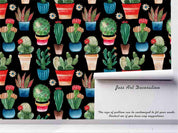 3D Hand Painted Cactus Wall Mural Wallpaper 40- Jess Art Decoration