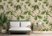 3D Vintage Watercolor Apple Flower Green Leaf Pattern Wall Mural Wallpaper GD 1316- Jess Art Decoration