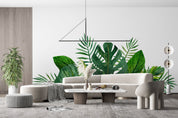 3D Tropical Green Leaf Wall Mural Wallpaper GD 665- Jess Art Decoration