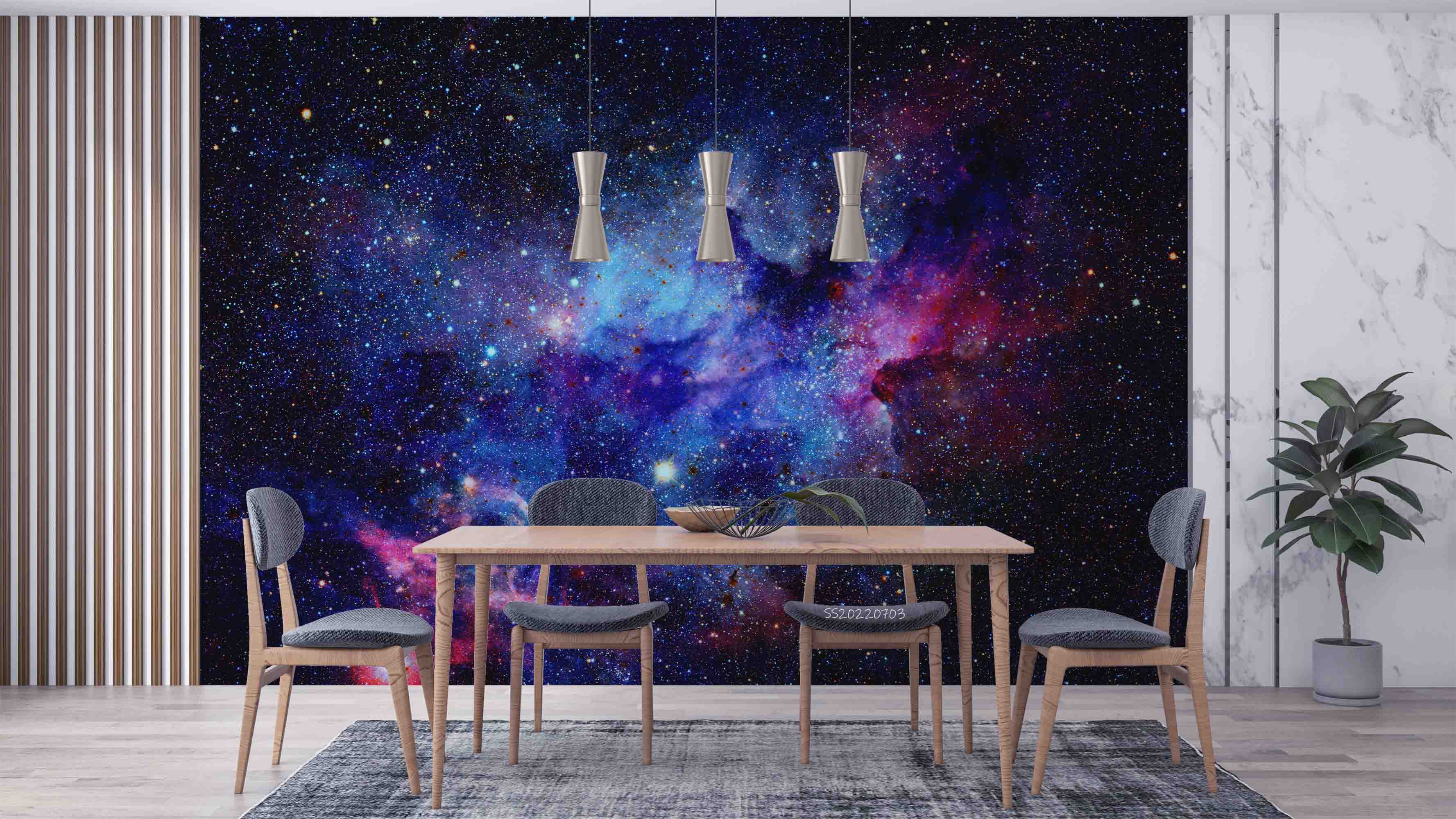 3D Mystical Universe Galaxy Wall Mural Wallpaper GD 1108- Jess Art Decoration