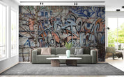 3D Abstract Art Graffiti Wall Mural Wallpaper GD 2655- Jess Art Decoration