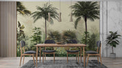 3D Tropical Jungle Plant Palm Tree Leaves Wall Mural Wallpaper GD 798- Jess Art Decoration