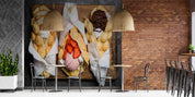 3D Hong Kong Waffles Wall Mural Wallpaper GD 2631- Jess Art Decoration