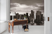 3D Black White City Wall Mural Wallpaper 50- Jess Art Decoration